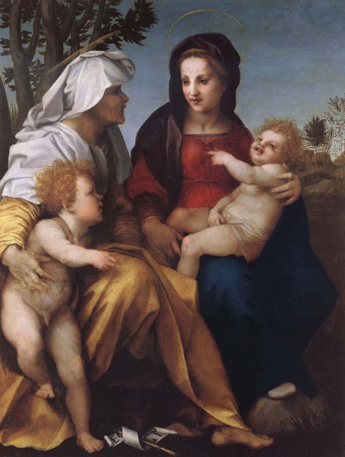 THe Madonna and Child with Saint Elzabeth and Saint John the Baptist
